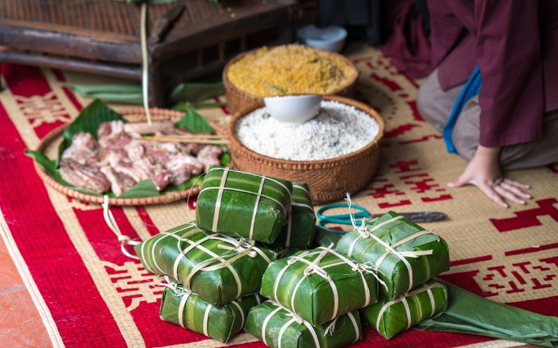 15+ món ăn không thể thiếu trong mâm cỗ Tết 3 miền 20 Bánh chưng