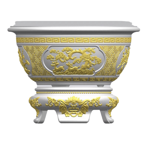 Chậu Kiểng Tương Sinh Hành Kim